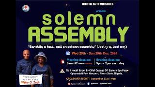 SOLEMN ASSEMBLY 2024 | DAY 4 (Morning Session)