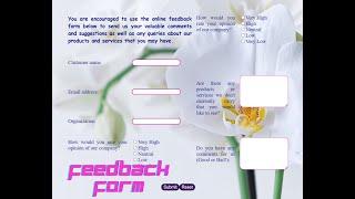 Feedback form using HTML,CSS and JavaScript || Notepad++ (for beginners)