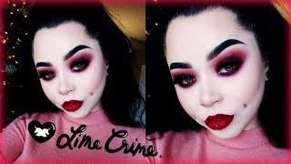 Smokey, Cranberry Red Makeup using the Limecrime Venus XL Palette | Sydney Nicole