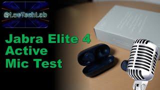 Mic Test - Jabra Elite 4 Active