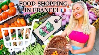 COME GROCERY SHOPPING WITH ME ON THE FRENCH RIVIERA!