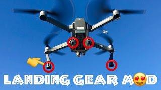 DJI Mavic Pro Quadcopter Drone: Extended Landing Gear Accessory | Best MavicPro Drone Modification