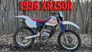 1996 XR250 first ride: from clapped out to a solid and really fun woods bike