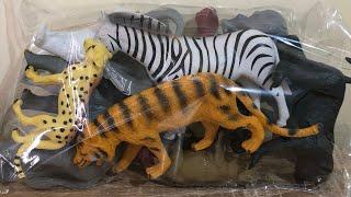 Animals Zoo Safari Wildlife tiger zebra elephant ASMR unboxing collectable review