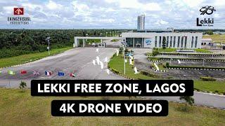 LEKKI FREE TRADE ZONE, IBEJU-LEKKI LAGOS, NIGERIA 4K DRONE VIDEO