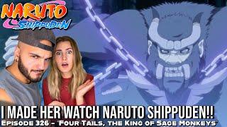 NARUTO MEETS SON GOKU!!!    Girlfriend's Reaction Naruto Shippuden Episode 326