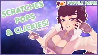 [ASMR] Catgirl Scratchy Poppy & Clicky Tingles