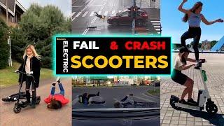 Electric Scooter Fail & Crash Compilation 2023