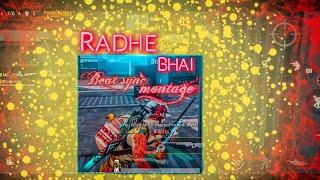 Radha Bhai | pubg × BGMI | beat sync Montage | by #sobangaming #sobanalivines @Soban Ali Vines