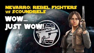 Nevarro: Rebel Fighters vs Scoundrels Galactic Challenge | SWGOH GC X