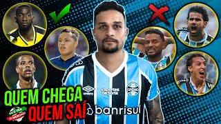 QUEM CHEGA E QUEM SAÍ DO GRÊMIO EM 2025 | 09 JOGADORES DE SAÍDA | 08 REFORÇOS PARA 2025