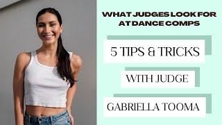 What judges look for at dance comps - Part 1