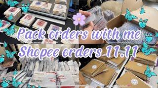 Pack orders with me feat. my small business philippines  #supportlocalph #supportlocal