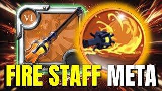 I Made Millions by Using This OP Fire Staff Build | Albion Online | Corrupted Dungeon Highlights