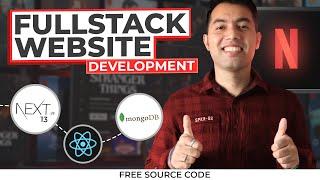 Complete Next.js 13.4 Tutorial in HindiFullStack Website using NextJS, React Server Comp. & MongoDB