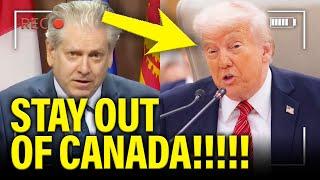 Canada MP DESTROYS Trump in MAJOR SPEECH Before Meeting