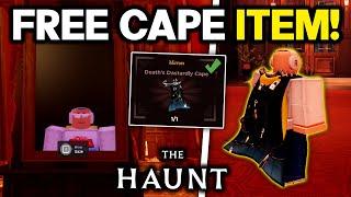 How to get DEATH CAPE ITEM!! | Roblox Haunt Event