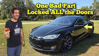 I fixed my Cheap Used Tesla's Strange Electrical Glitch with a $6 Pack of Fuses!