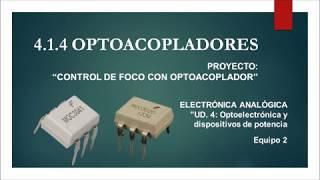 Control de foco con Optoacoplador (MOC3021)