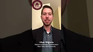 Ethan Williams- West Texas A&M University MBA Portfolio