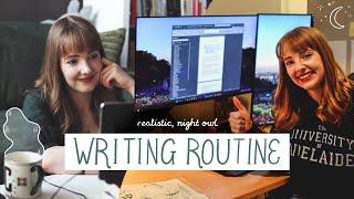 how I write AND work a busy job ️ my realistic writing routine