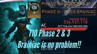 Batwoman the Drowned two-Phase oneshot!! T10 P2-3 Brainiac Drowned! Injustice 2 Mobile