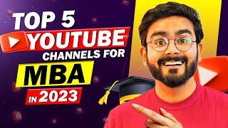 TOP 5 YouTube channels for CAT preparation | CAT 2023 preparation | CAT EXAM