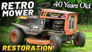 RETRO 40 YEAR OLD BRITISH MOWER RESTORATION