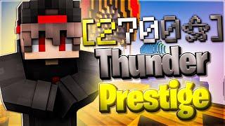 Hitting The THUNDER Prestige in Bedwars! ft. Mellomelt