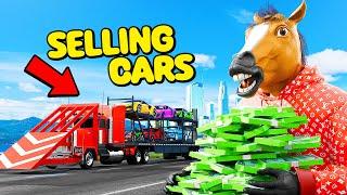 Selling Stolen Cars Using A Semi Truck In GTA 5 RP