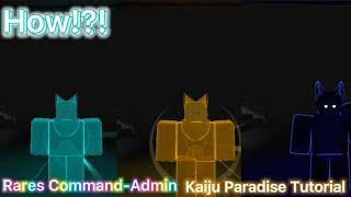 Kaiju Paradise Tutorial-All Rares Commands (Diamond Hound,Gold Hound, and VIP Jammer)