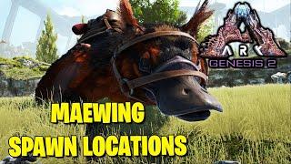 MAEWING SPAWN LOCATIONS ARK GENESIS PART 2