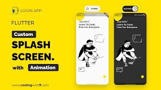 Flutter Splash Screen tutorial with animation | Splash Screen 2023