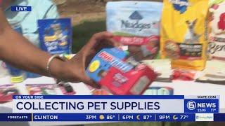 WATE collecting pet supplies for the Humane Society of the Tennessee Valley