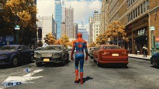 Marvel's Spider-Man (2018) - Open World Free Roam Gameplay (PS4 HD) [1080p60FPS]