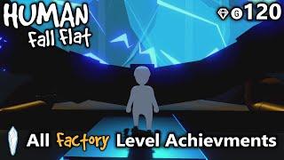 All Factory Level Achievements - Human Fall Flat - Achievement/Trophy Guide