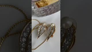 Сет лепестки Нина #jewelry #винтажнаябижутерия #jewellery