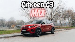 2025 Citroen C3 MAX 1.2 PureTech (100hp) - POV Drive & Walkaround | Cars by Vik