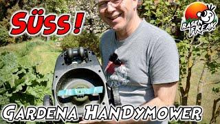 NACHWUCHS beim RASENFREAK: Vorstellung GARDENA Handymower, ein ganz kleiner Akku Mulchmäher 