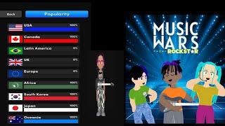 Music Wars Rockstar *How to increase your popularity in minutes. Explained*