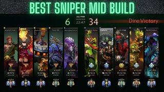 Best Sniper Mid Build to Snowball the Game | Dota 2