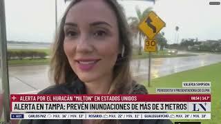 Huracán Milton en Estados Unidos: prevén inundaciones de más de 3 metros