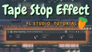 Tape Stop Effect in under 2 Min - FL Studio Tutorial