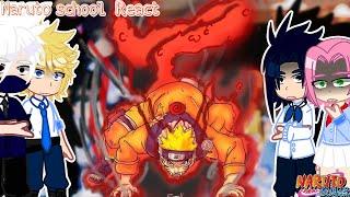 Naruto School REACT TO ORIGINAL//Naruto React to~Gacha club React