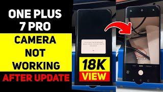 OnePlus 7 Pro Camera not Working After Update | 2022