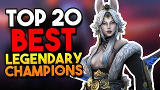 20 BEST LEGENDARY CHAMPIONS in Raid: Shadow Legends!!