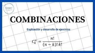 Combinaciones - Ejercicios resueltos