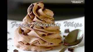 Frozen Chocolate Whips!  Low Carb "ice cream" treat