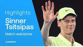 Sinner-Tsitsipas  | Match esibizione | HIGHLIGHTS