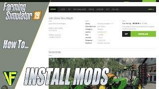 How To Install Mods in Farming Simulator 19